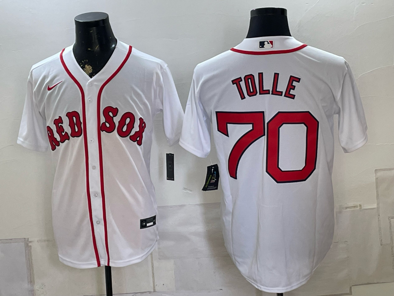 2026 Men Boston Red Sox #70 Tolle white Nike MLB Jersey 0816005